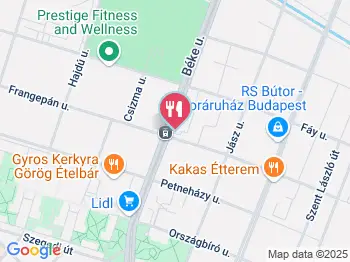 Moha & Lédri Pékség Budapest a térképen