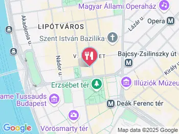 Mokka Café & Étterem Budapest a térképen