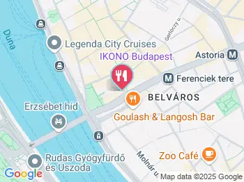 Molnár's Kürtőskalács Budapest a térképen