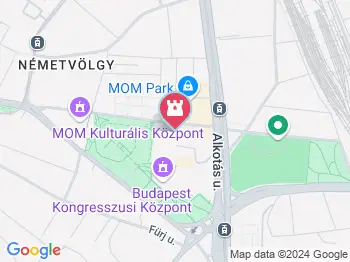 MoM Sport Uszoda & Sportközpont Budapest a térképen