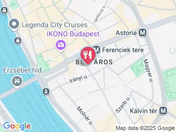 Mon Cafe Budapest a térképen