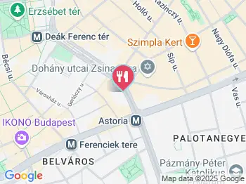 Mon Chéri Coffee Shop Budapest a térképen