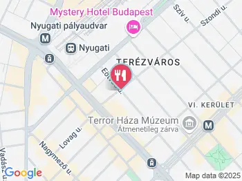 Monta’s Kitchen Budapest a térképen