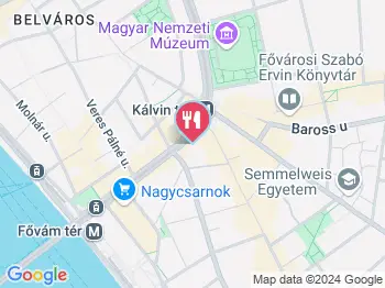 Monyó Café Budapest a térképen