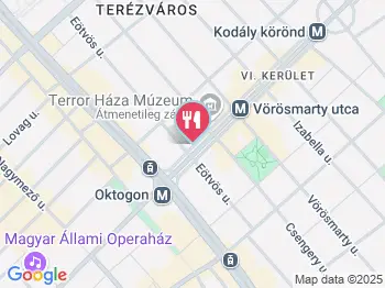 Mood Indigo Art Café Budapest a térképen