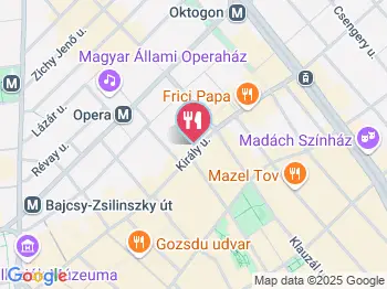 Mooi Cafe Budapest a térképen