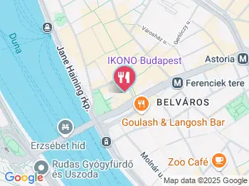 Moon's Burger Budapest a térképen