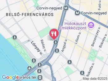 Morin's Bakery Budapest a térképen