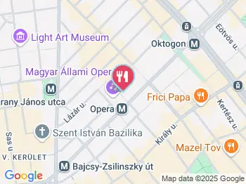 Moritz Eis - Hajós utca Budapest a térképen