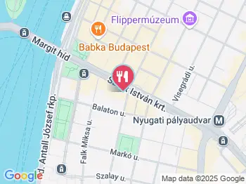 Morrison's 2 Budapest a térképen