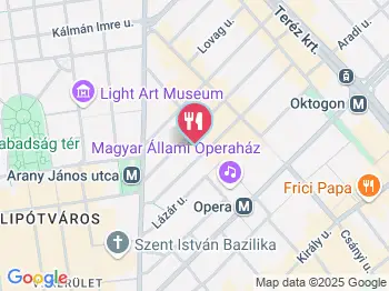 Most Kortárs Bisztró Budapest a térképen