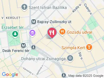 Moto Pizza Budapest a térképen