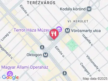 MOTO Pizza Oktogon Budapest a térképen