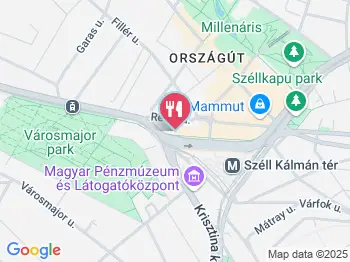 Moxva Kert Budapest a térképen