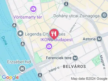 Mozata Libanoni Étterem Budapest a térképen
