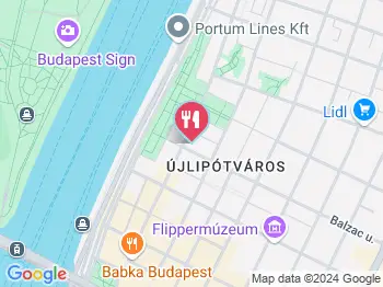 Mr. & Mrs. Béry Budapest a térképen