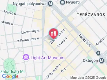 MrSale Café Budapest a térképen