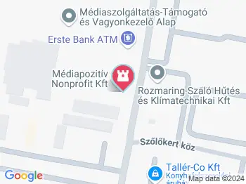 MTVA Látogatóközpont Budapest a térképen