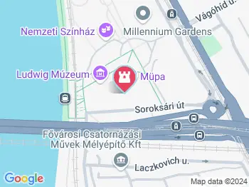 Müpa Budapest Budapest a térképen