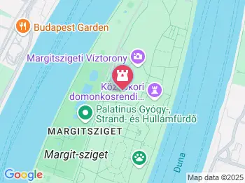 Művészsétány Budapest a térképen