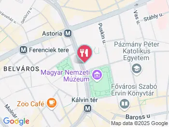 Múzeum Café & Bistro Budapest a térképen