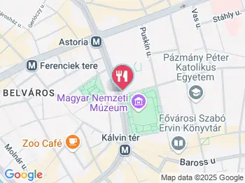 Múzeum Kávéház & Étterem Budapest a térképen