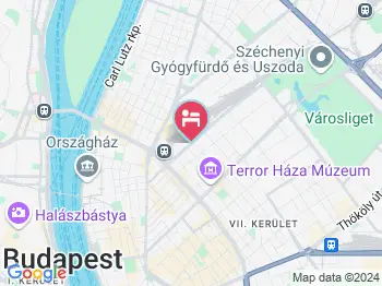 Mystery Hotel Budapest Budapest a térképen