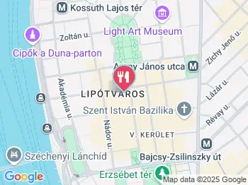 Mythos The Greek Budapest a térképen