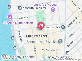 Na' Pasta Bistro Budapest a térképen