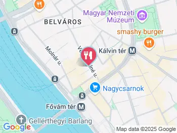 NaCha Bubble Tea Budapest a térképen