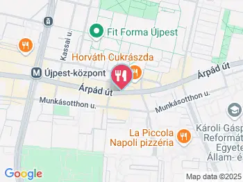 A Nagyi Konyhája Budapest a térképen