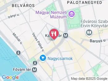 Nana Cseh Söröző Budapest a térképen