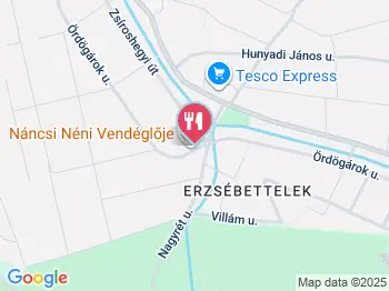 Náncsi Néni Vendéglője Budapest a térképen