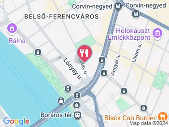 Nándori Brunch & Bistro Budapest a térképen