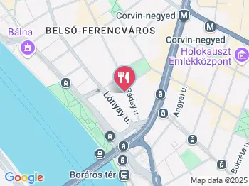 Nándori Cukrászda Budapest a térképen