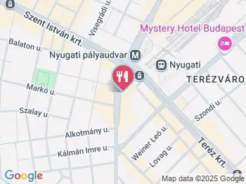 Napfényes Cukrászat - Belváros Budapest a térképen