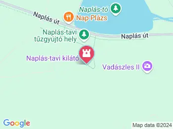 Naplás-tavi kilátó Budapest a térképen