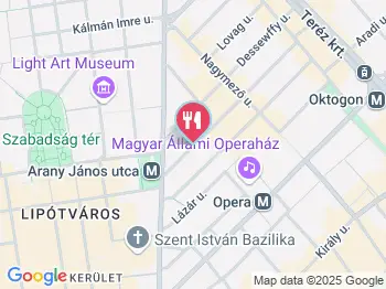 Napoleon Café Budapest a térképen