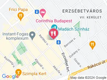 Nber Bár Budapest a térképen