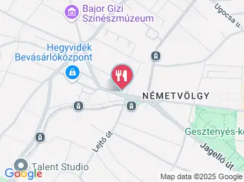 Nefrit Kínai Étterem Budapest a térképen