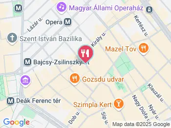 400 Bár Budapest a térképen