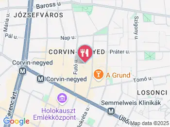 Neked Csak Nyolc Budapest a térképen