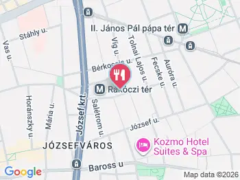 Nem Ramen Budapest a térképen