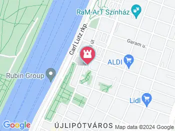 Nemeskürty István szobra Budapest a térképen