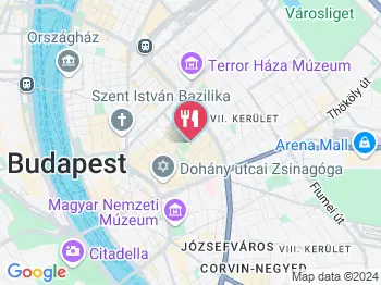 Nemsüti Klauzál Budapest a térképen