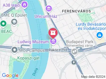 Nemzeti Színház Budapest a térképen