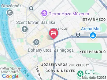 Boscolo Budapest Budapest a térképen