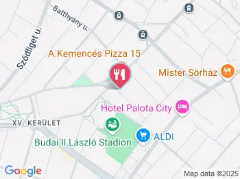 Nexus Rétesbolt Budapest a térképen