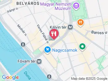 Nicaragua Grande Cafe Brunch Budapest a térképen