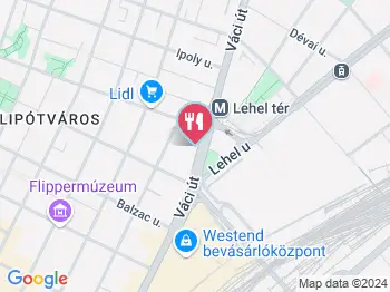 Nick Café Budapest a térképen